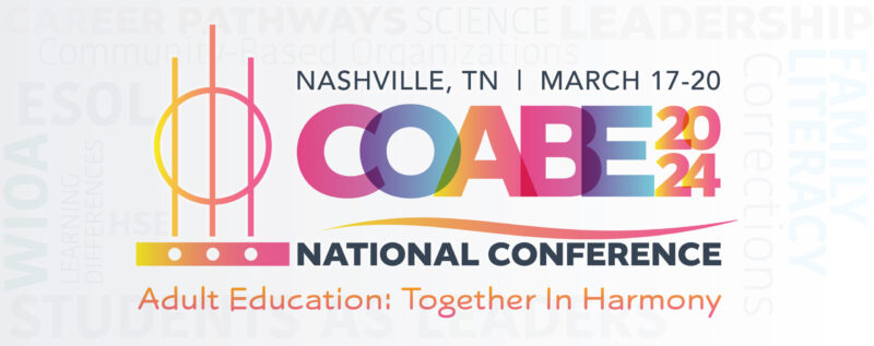 COABE 2024 National Conference, Nashville, TN | March 17–20